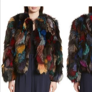Alice and Olivia fur jacket